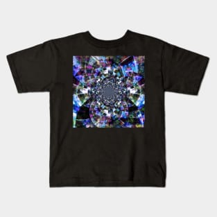 Abstract fractal in vivid colors Kids T-Shirt